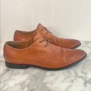 Aldo | Shoes | Mens Caramel Brown Aldo Leather Dress Shoes  display picture 1